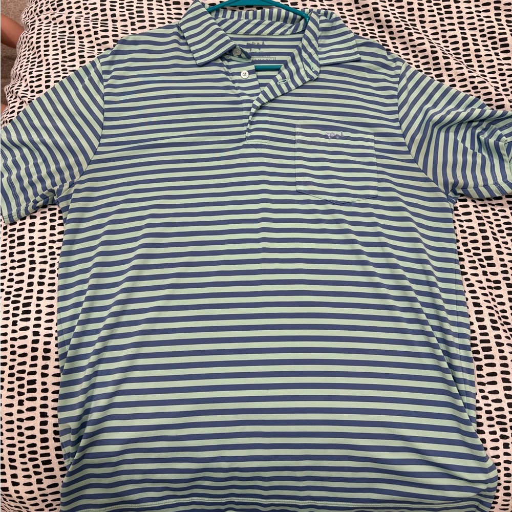 Coastal collection Blue and Green Polo Shirt